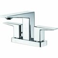 Made-To-Order 4 in. Two-Handle Centerset Bathroom Faucet - Polished Chrome MA2518872